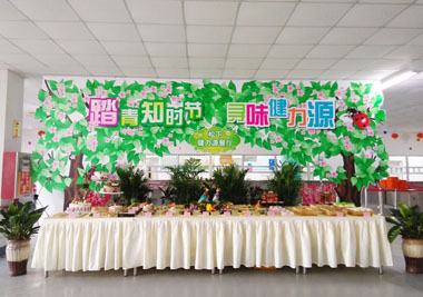 面点、菜品样品展台