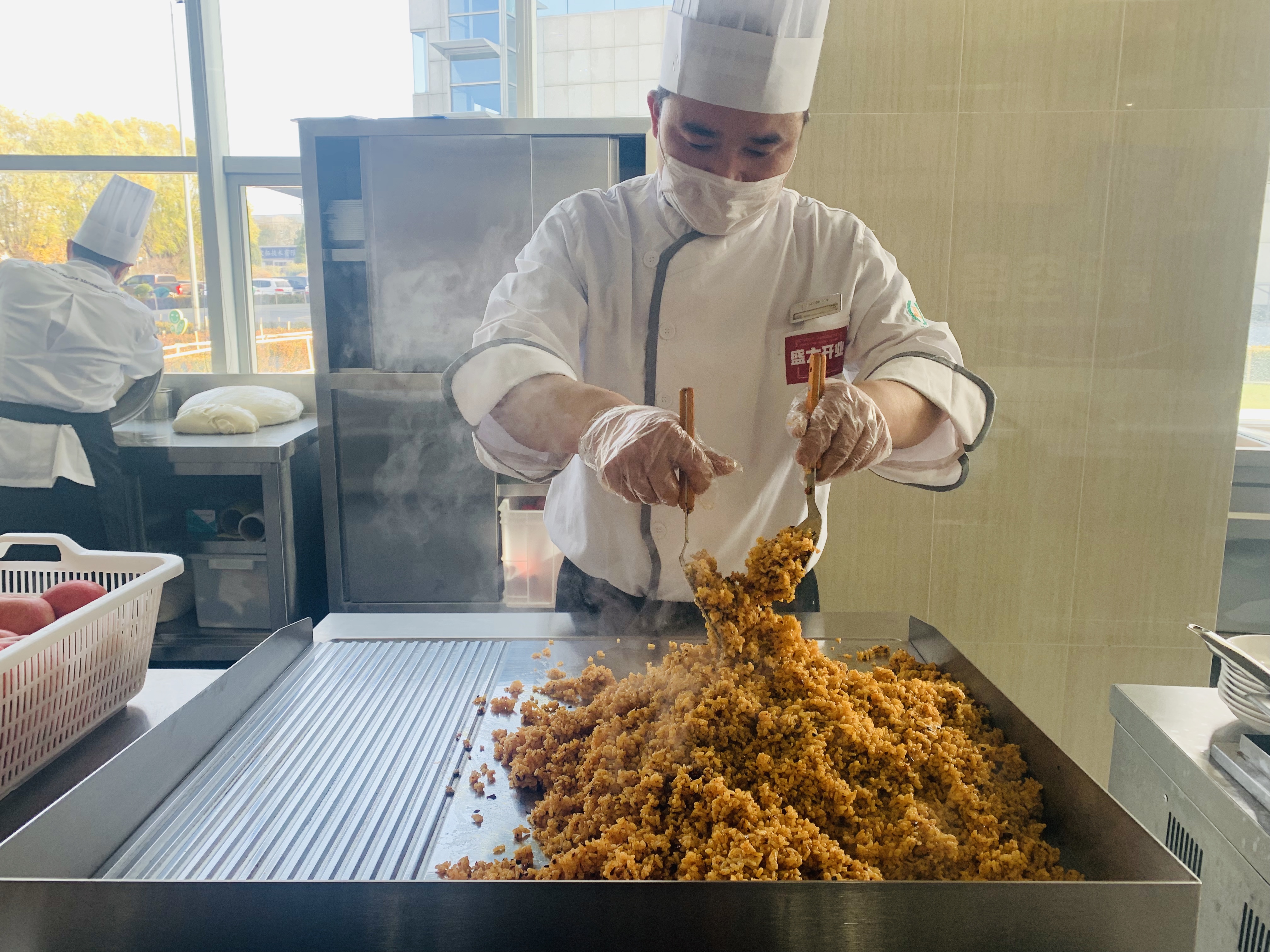 空客健力源餐厅铁板炒饭